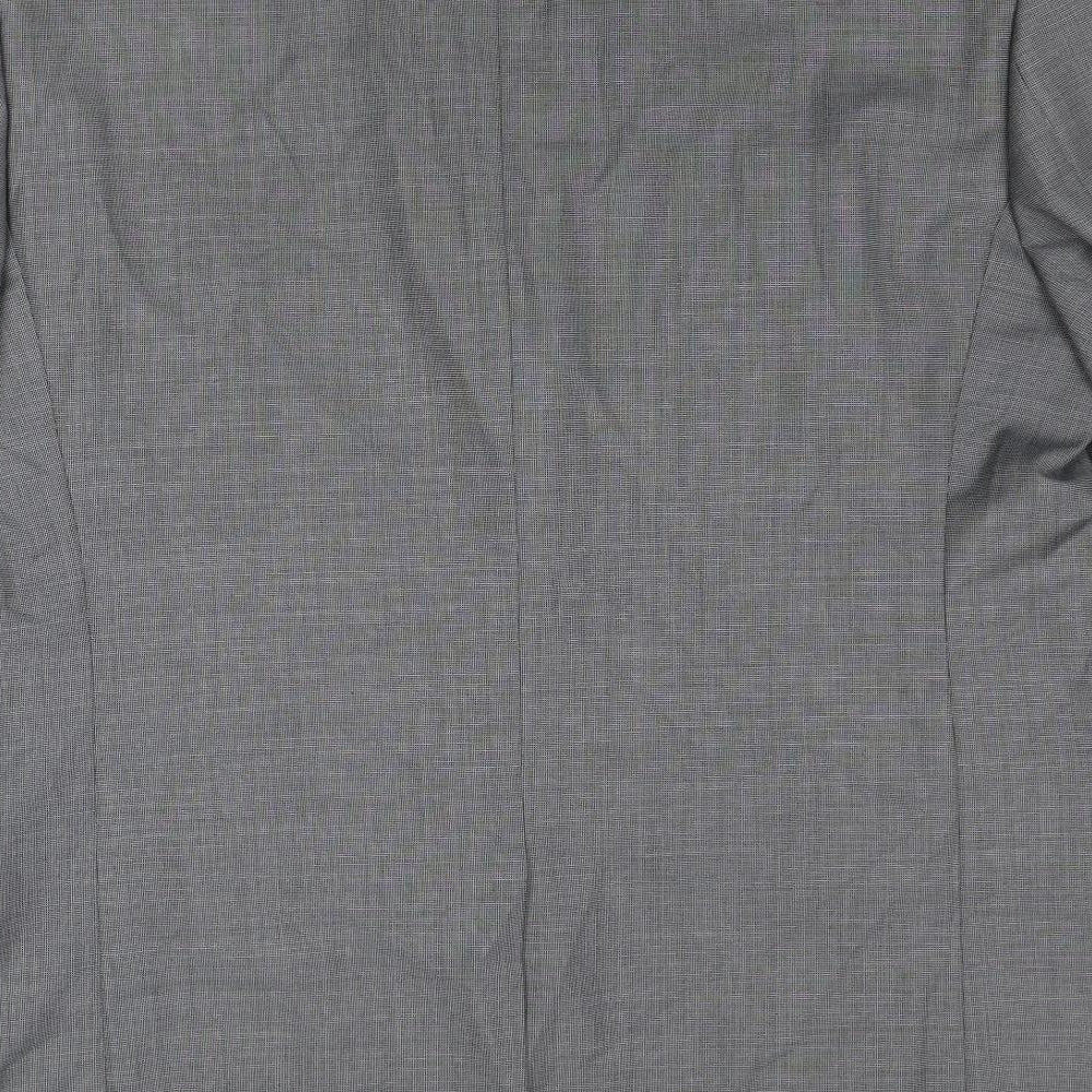 Marks & Spencer Mens Grey Polyester Jacket Suit Jacket Size 44 Regular