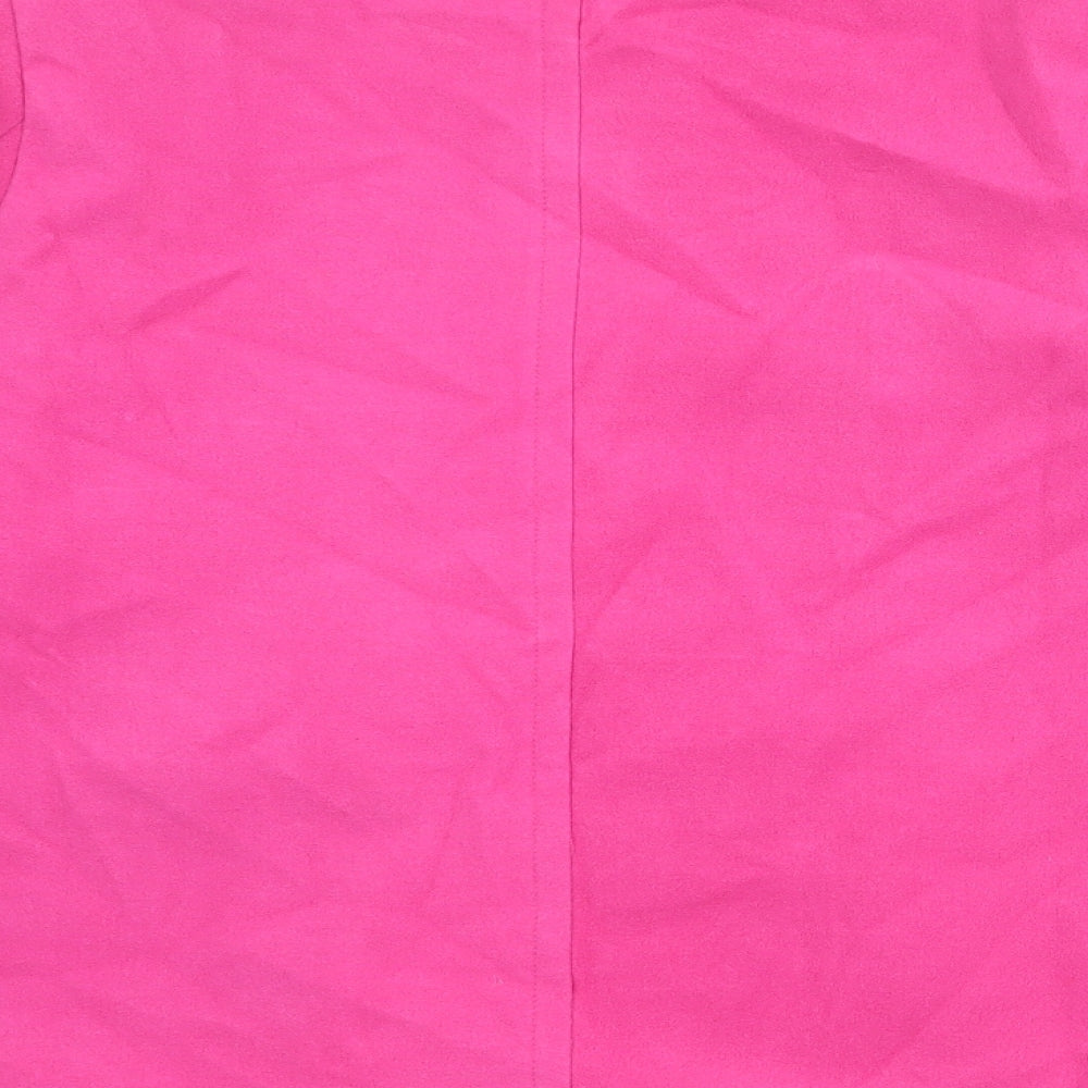Wardrobe Womens Pink Pea Coat Coat Size 14 Button