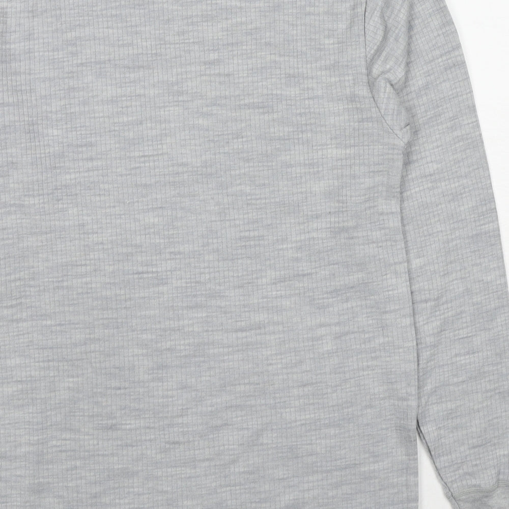 Marks & Spencer Mens Grey Wool Pullover Sweatshirt Size S