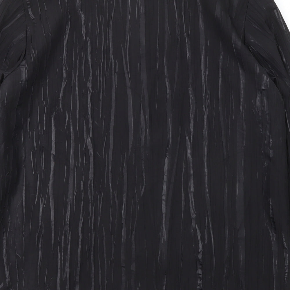 Gerry Weber Womens Black Geometric Jacket Size 12 Button