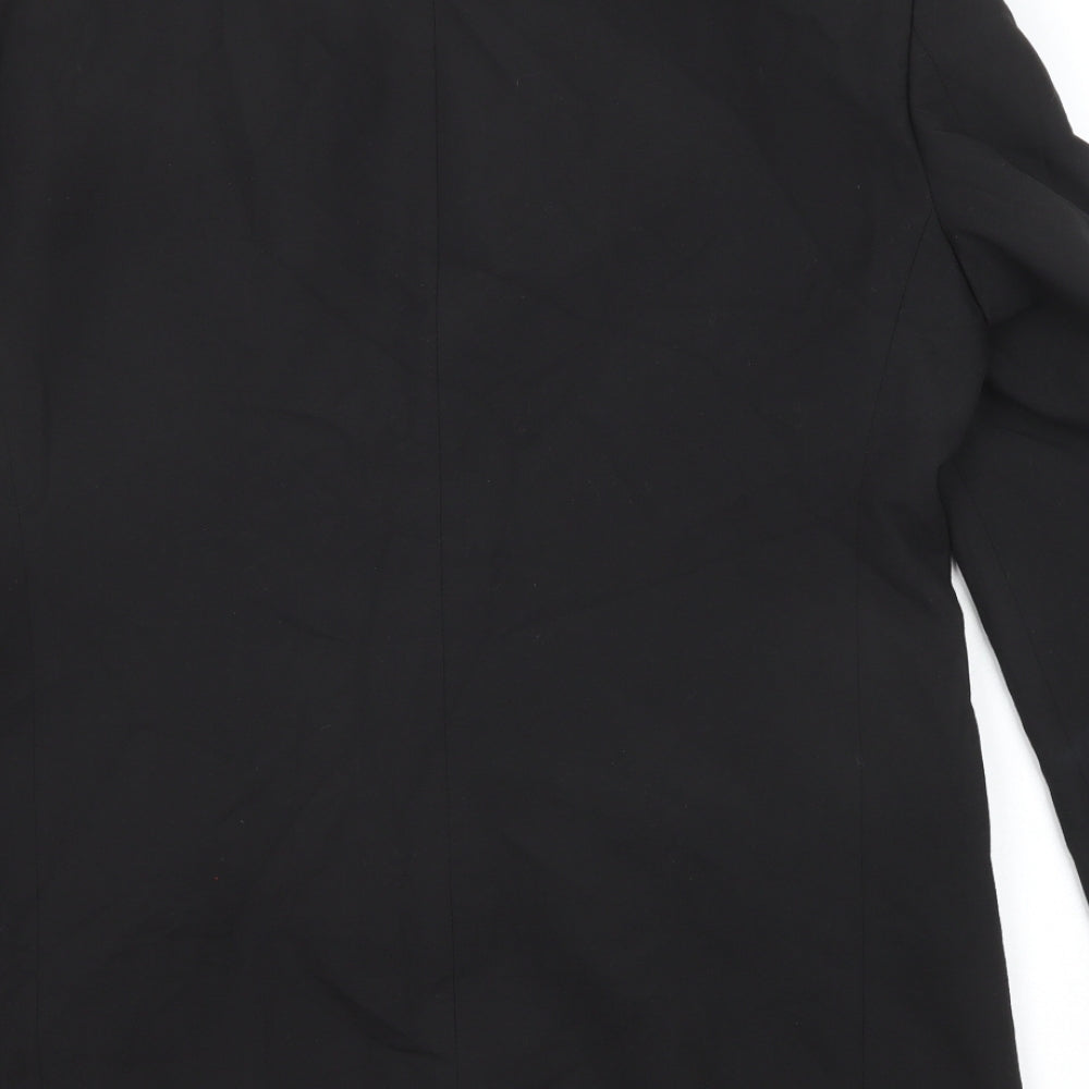 Marks & Spencer Mens Black Polyester Tuxedo Suit Jacket Size 40 Regular