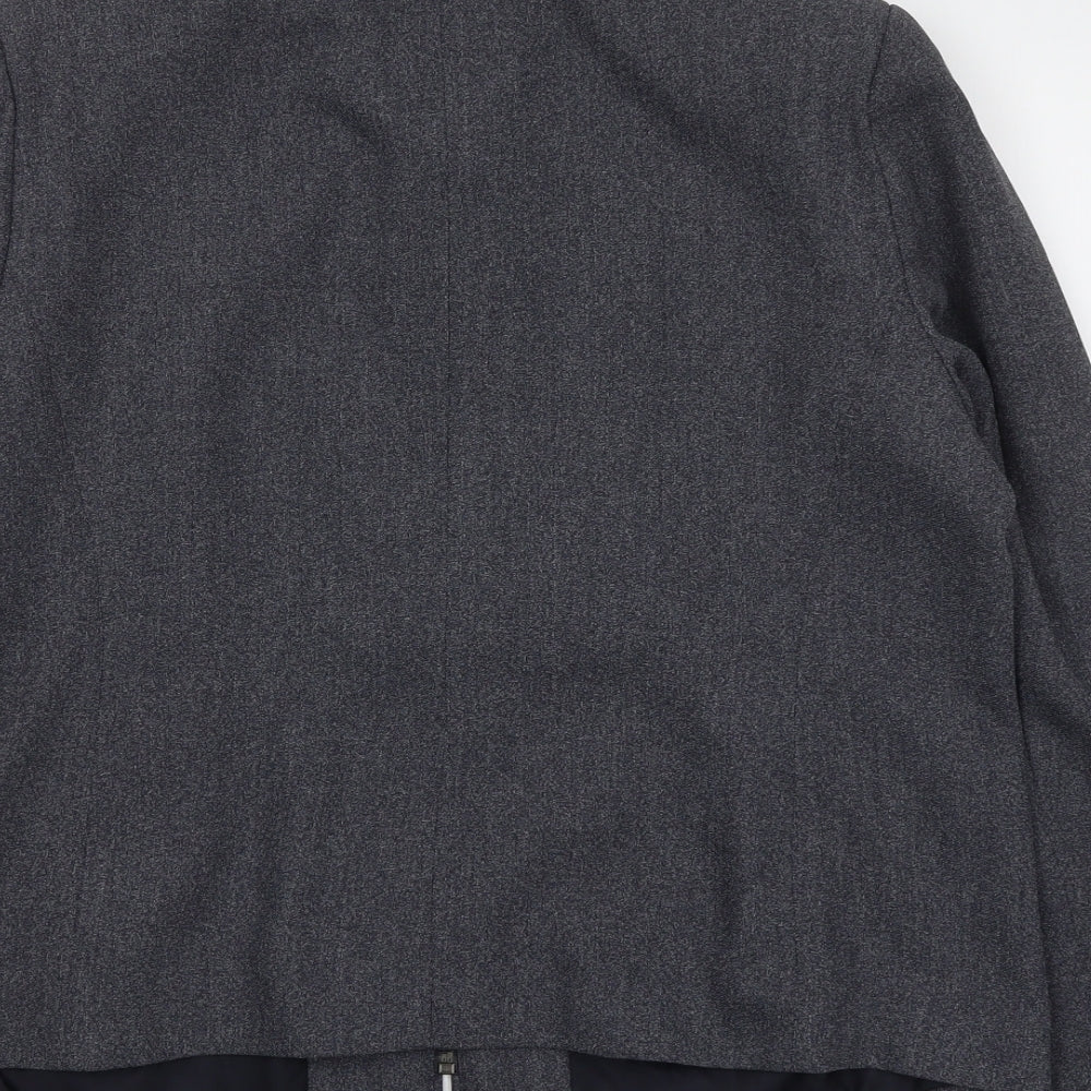 St Bernard Womens Blue Jacket Size 18 Zip