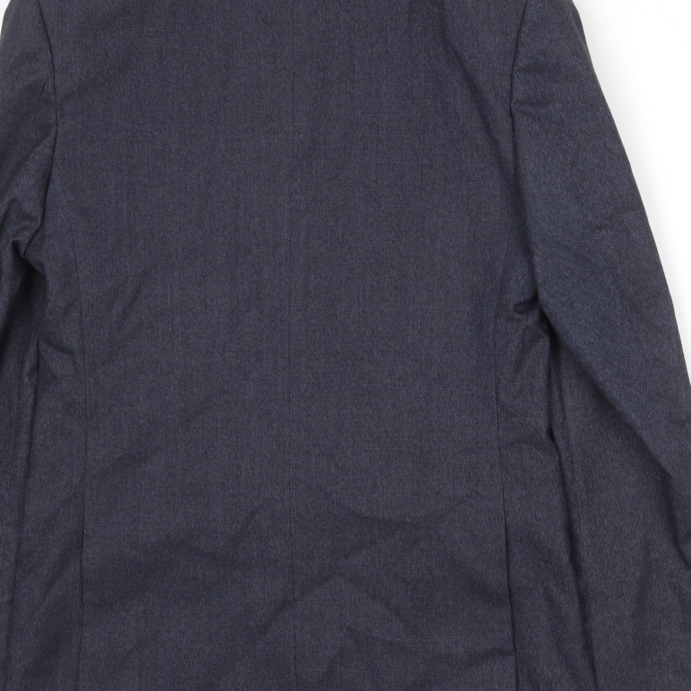 Marks & Spencer Mens Blue Polyester Jacket Suit Jacket Size 36 Regular