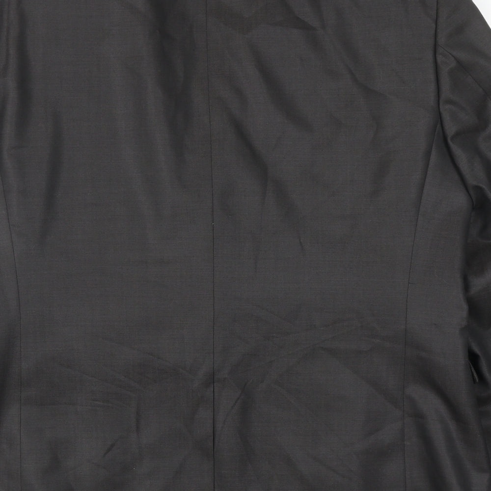 Urban Mens Grey Wool Jacket Suit Jacket Size 42 Regular