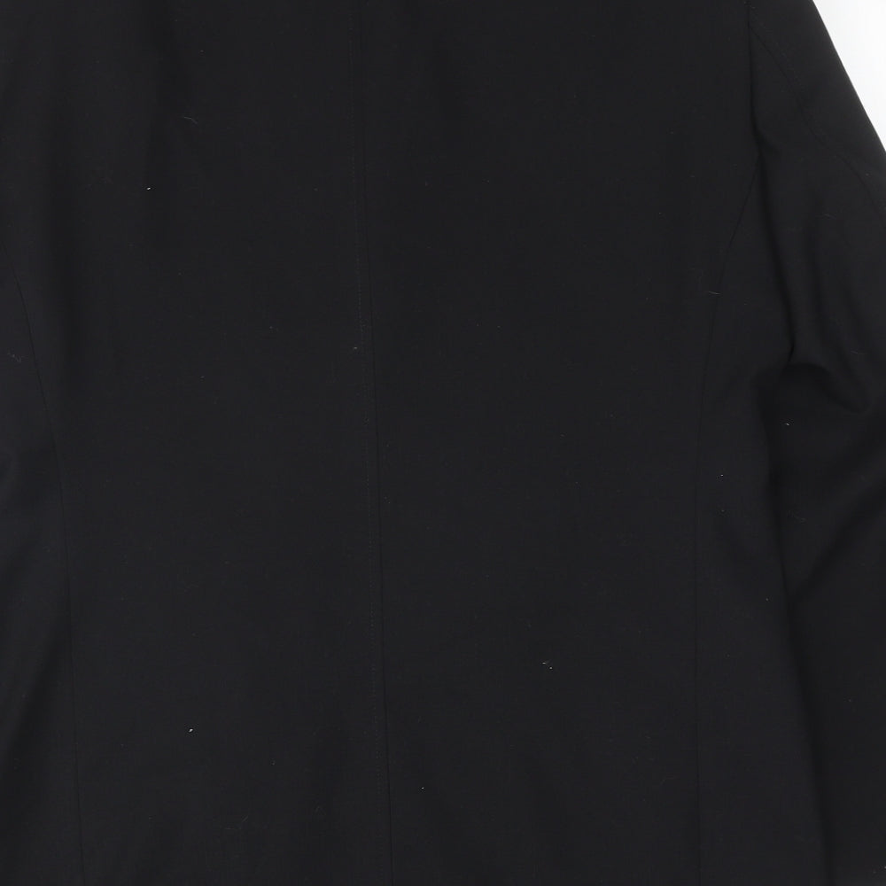 New Look Mens Black Polyester Jacket Blazer Size 38 Regular