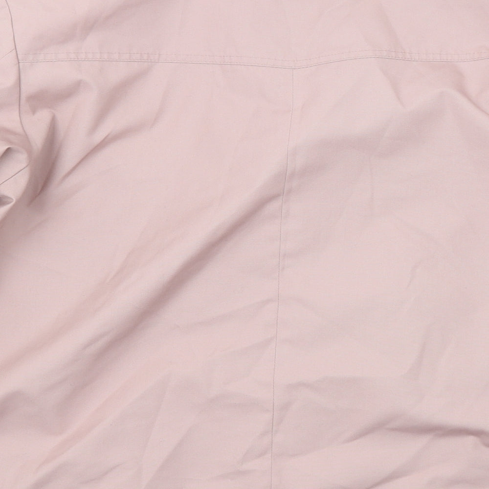 David Barry Womens Pink Jacket Size 16 Button