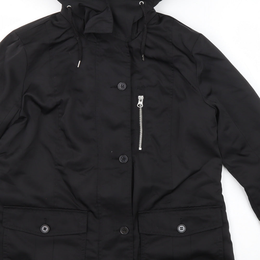 Very Womens Black Jacket Size 10 Zip