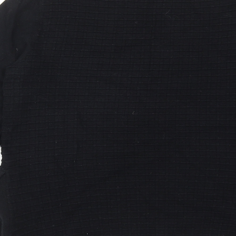 Great Plains Womens Black Round Neck Viscose Pullover Jumper Size S