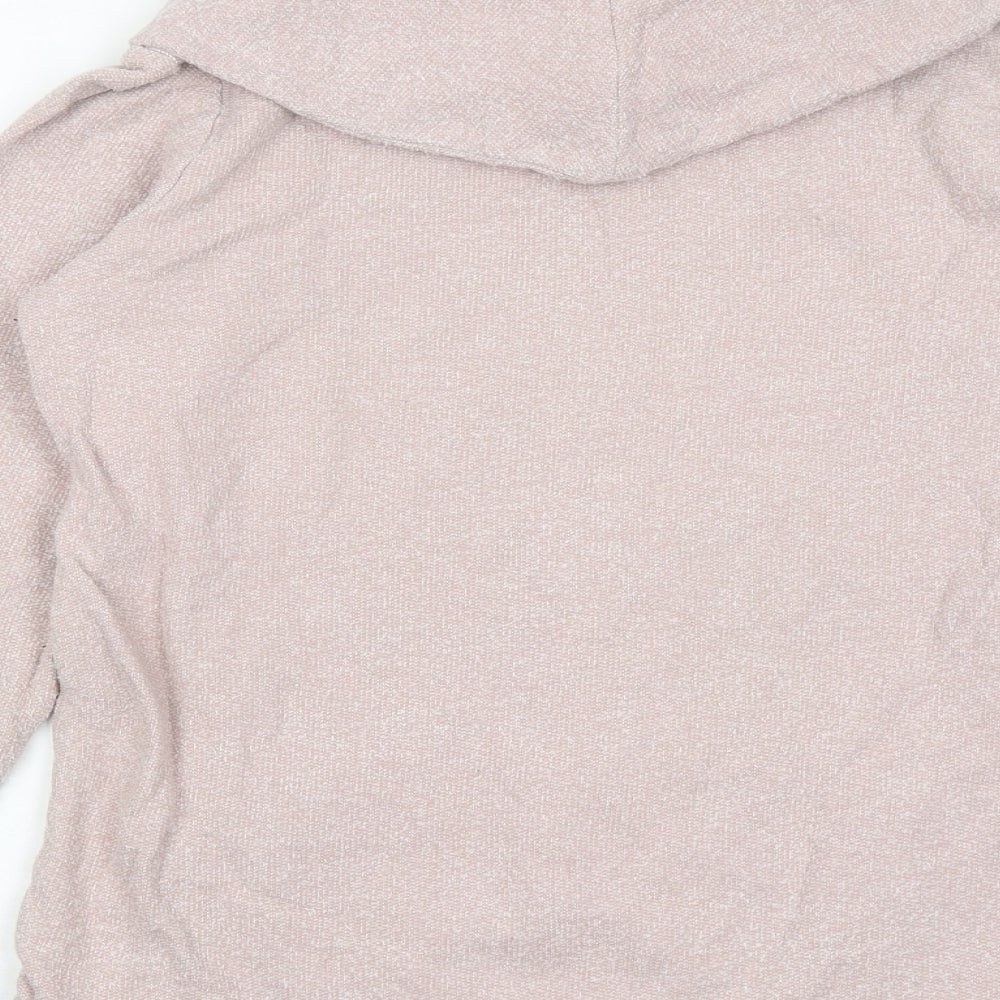 NEXT Womens Pink Cotton Pullover Sweatshirt Size 12 Pullover