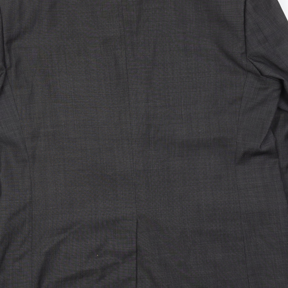 Marks & Spencer Mens Grey Wool Jacket Suit Jacket Size 40 Regular