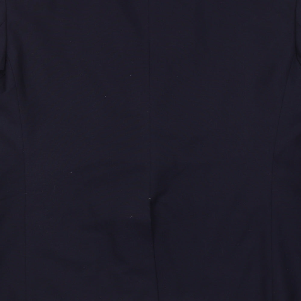 Marks & Spencer Mens Blue Wool Jacket Suit Jacket Size 40 Regular