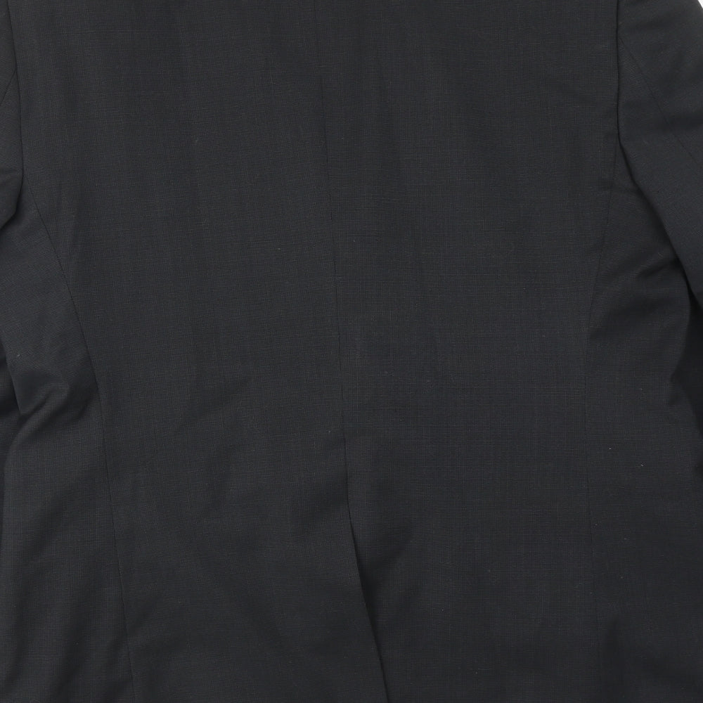 Marks & Spencer Mens Grey Wool Jacket Suit Jacket Size 40 Regular