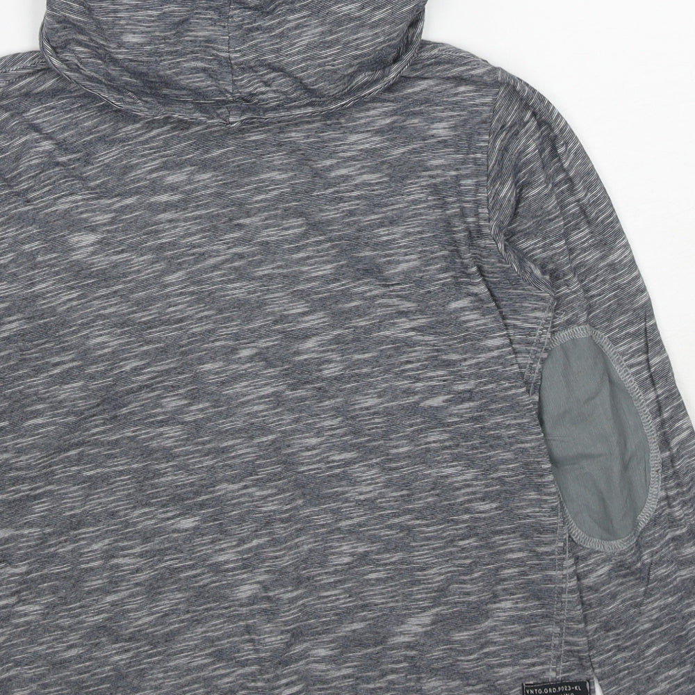 Next Boys Grey Cotton Pullover Sweatshirt Size 9 Years Pullover