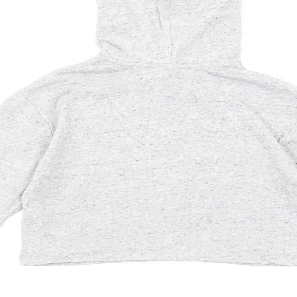 Divided by H&M Womens Grey Cotton Pullover Hoodie Size XS Pullover