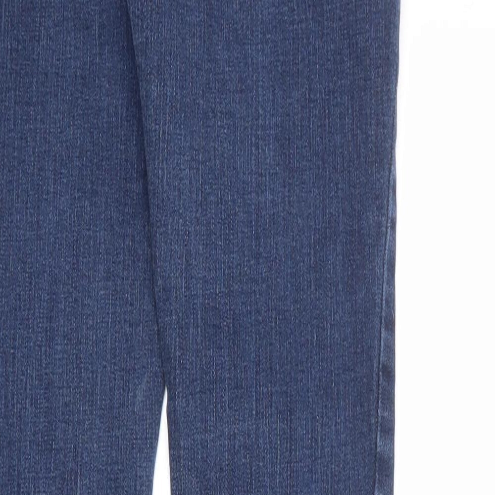 Pimkie Womens Blue Cotton Skinny Jeans Size 25 in Regular Zip