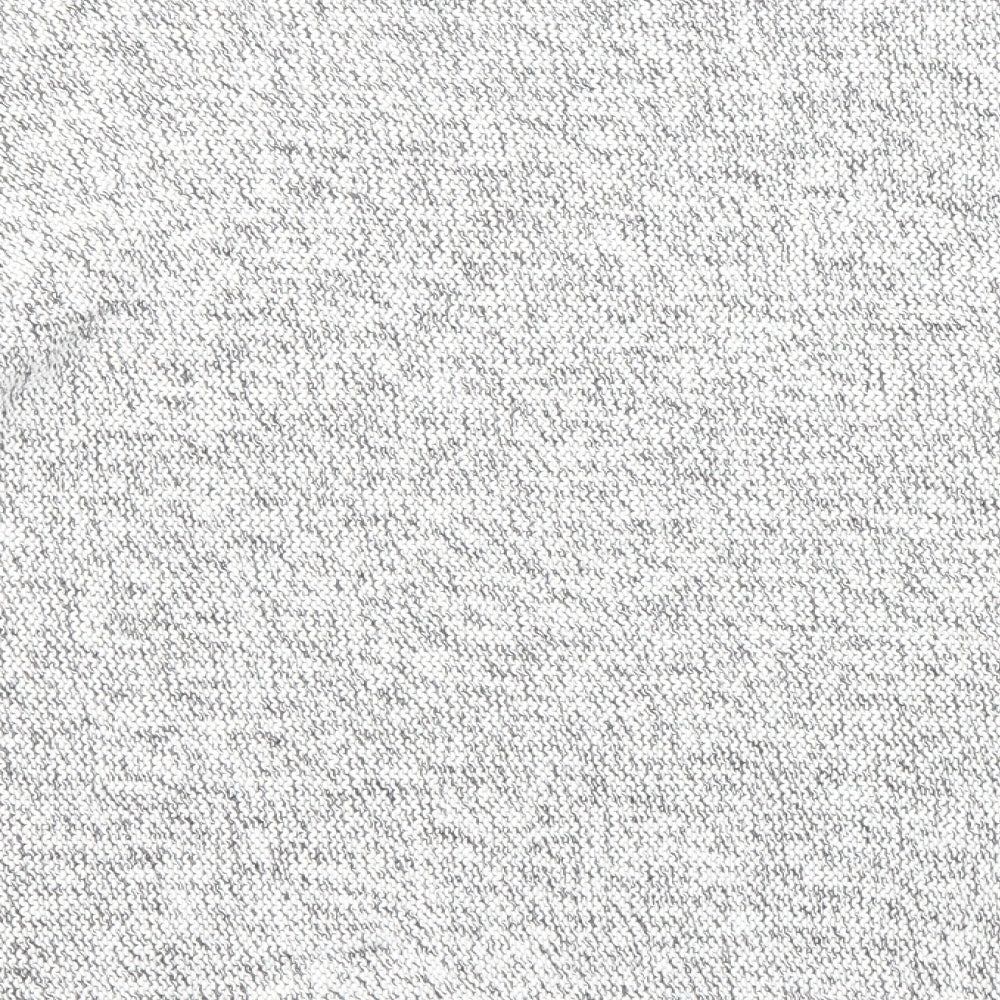 H&M Womens White Round Neck Cotton Pullover Jumper Size S