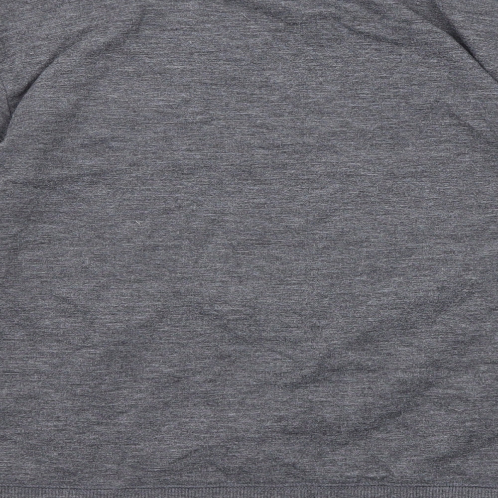 New Look Womens Grey Polyester Pullover Sweatshirt Size 6 Pullover - Party like a lob-star
