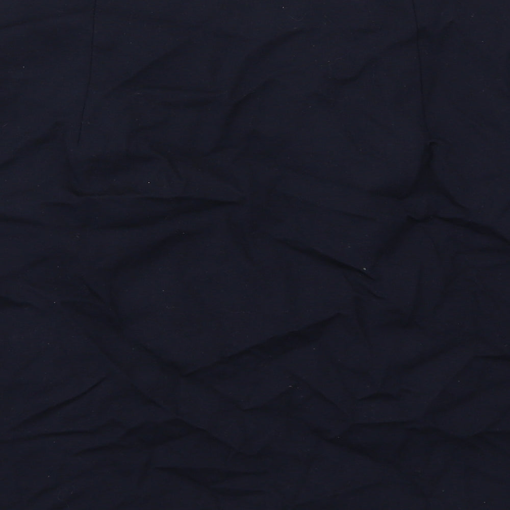 Marks & Spencer Womens Blue Viscose A-Line Skirt Size 14