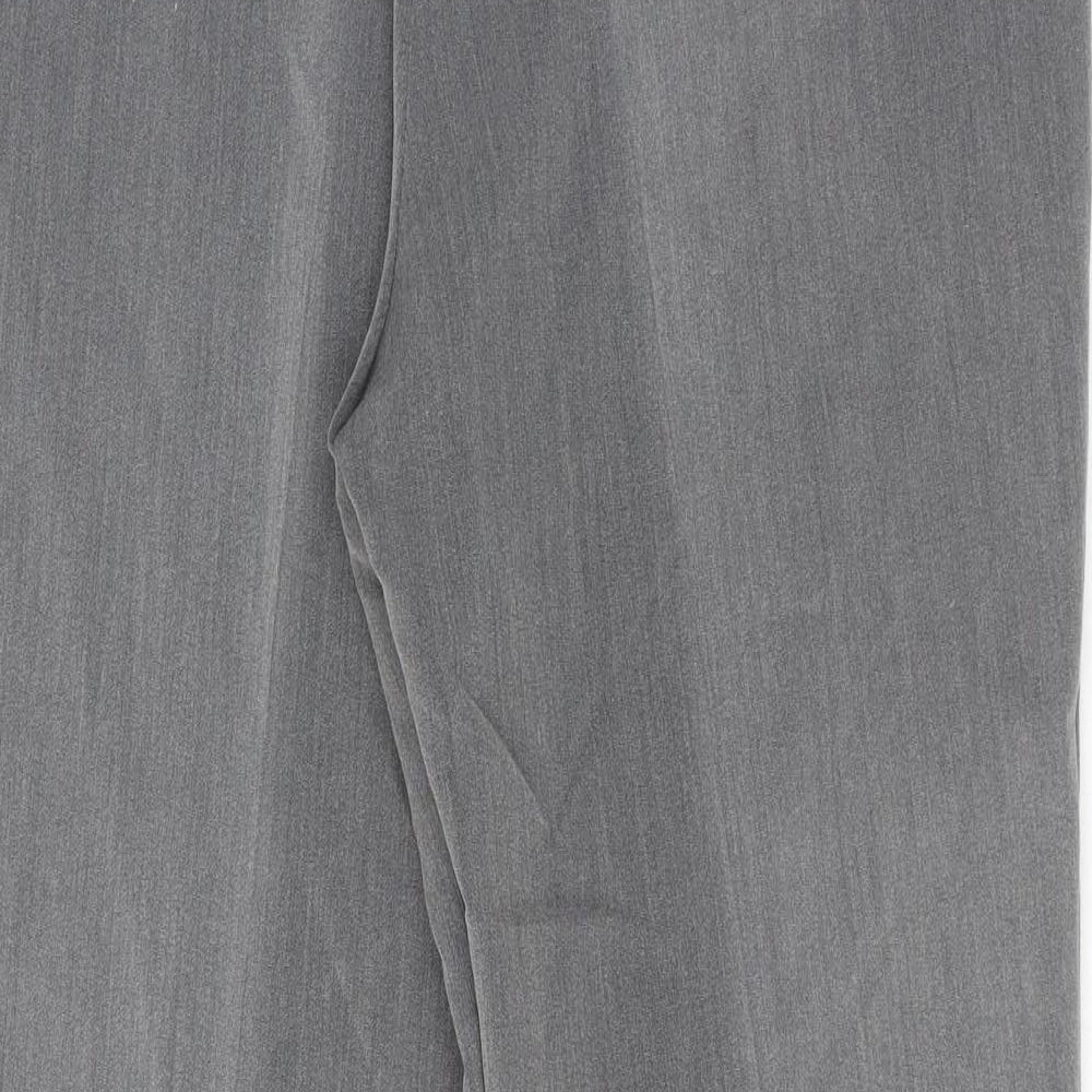 Bonmarché Womens Grey Polyester Trousers Size 14 Regular