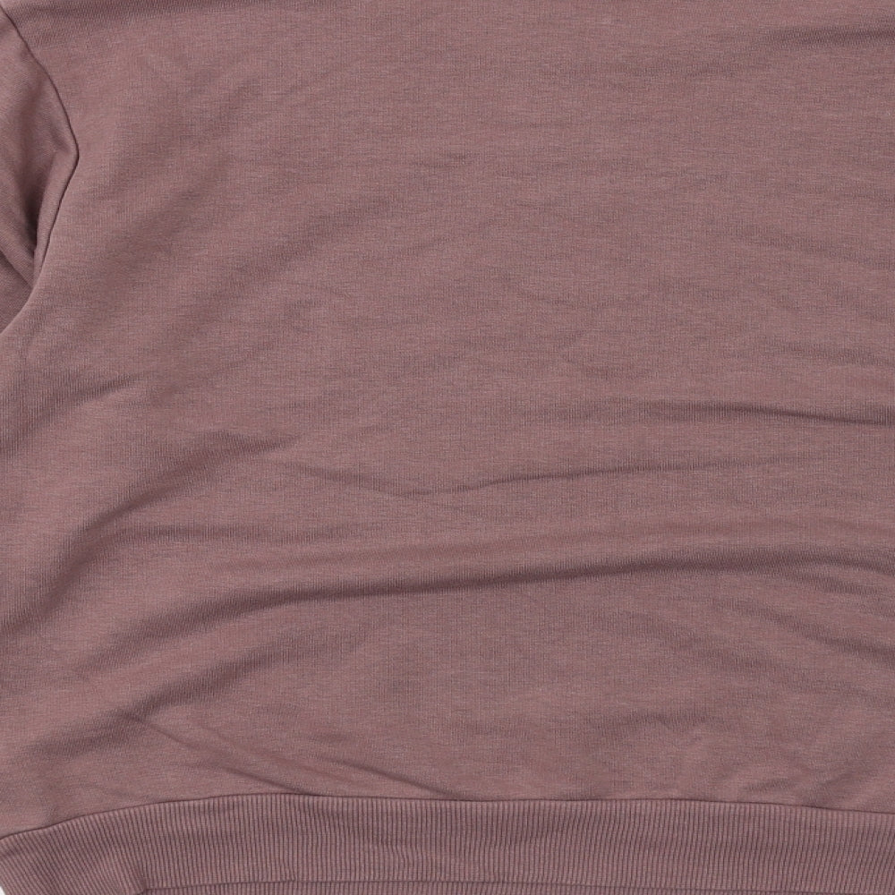 ASOS Womens Purple Cotton Pullover Sweatshirt Size 6 Pullover