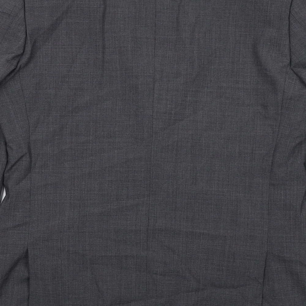 Skopes Mens Grey Wool Jacket Suit Jacket Size 38 Regular