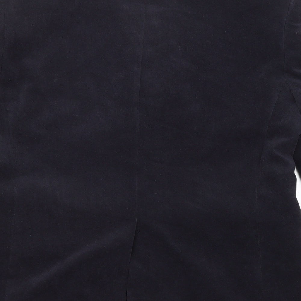 Marks & Spencer Mens Blue Polyester Jacket Suit Jacket Size 40 Regular