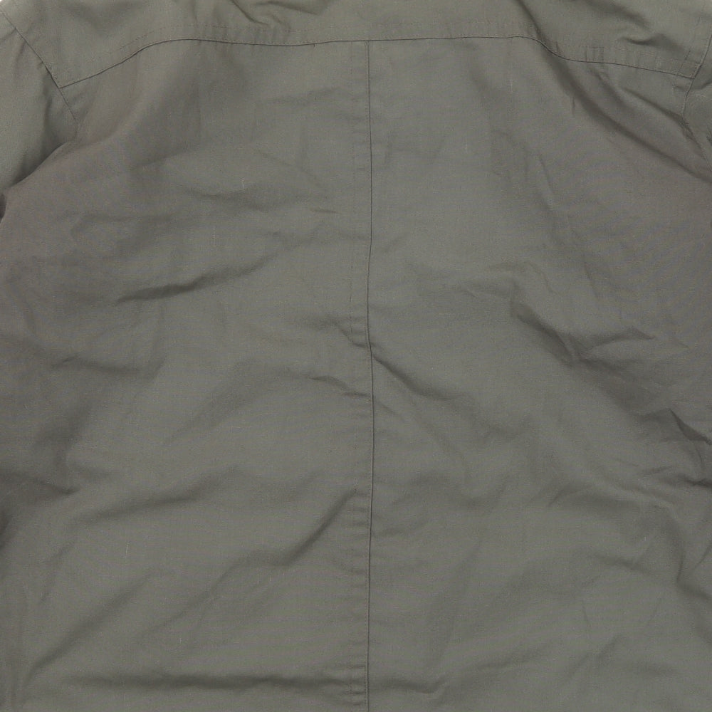 Greenwoods Mens Green Jacket Size S Zip