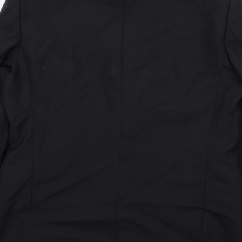 Scott & Taylor Mens Black Polyester Tuxedo Suit Jacket Size 42 Regular