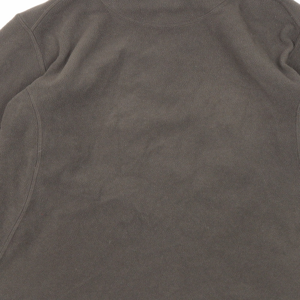 Technicals Womens Green Polyester Pullover Sweatshirt Size 12 Zip