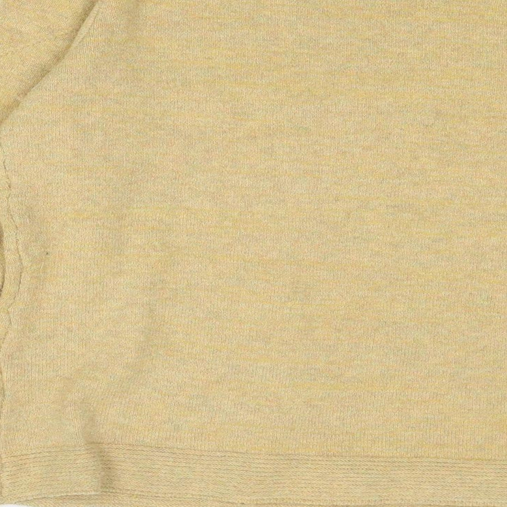 Anna Rose Womens Yellow Round Neck Polyester Pullover Jumper Size L