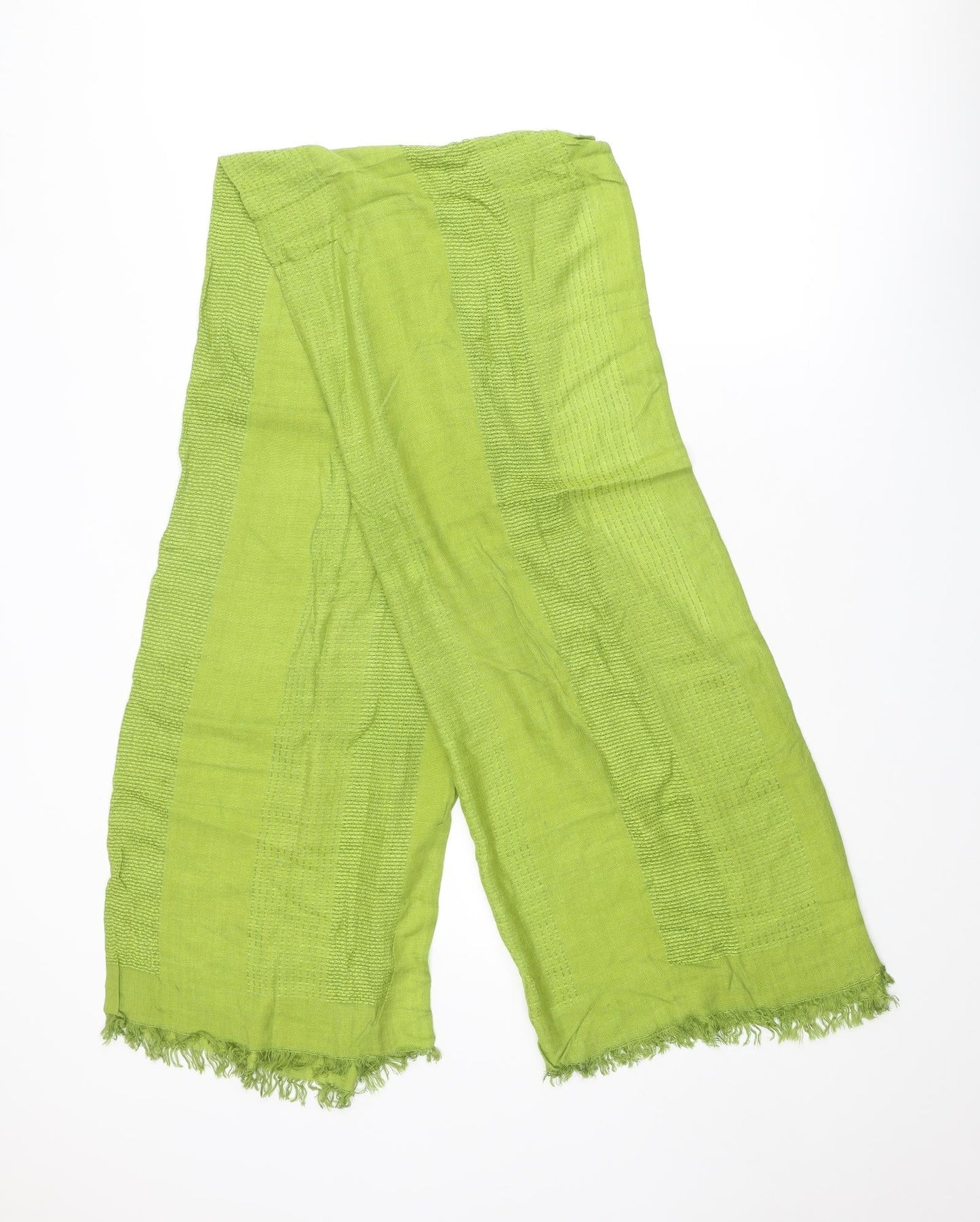 TIGI Womens Green Viscose Scarf