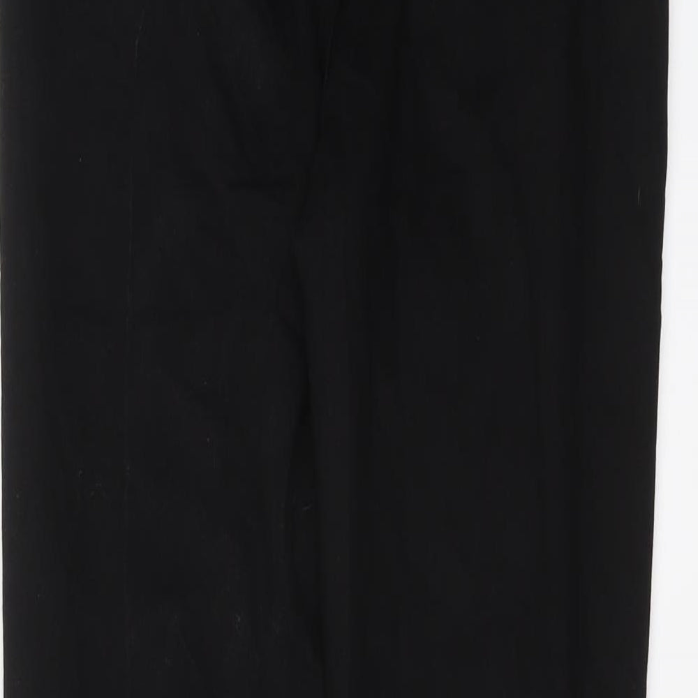 Boohoo Womens Black Cotton Skinny Jeans Size 8 L28 in Regular Button