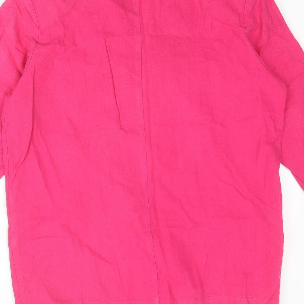 BHS Womens Pink Jacket Blazer Size 10 Button