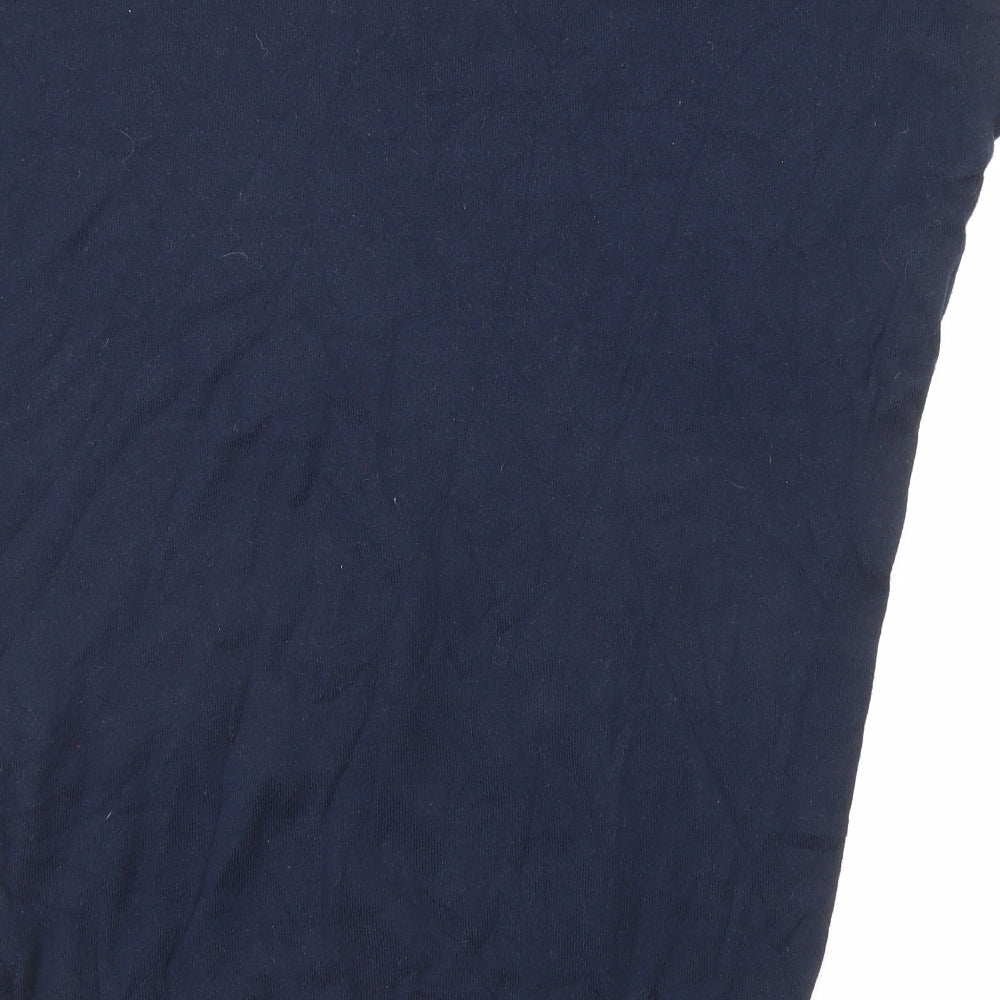 NEXT Womens Blue Round Neck Cotton Pullover Jumper Size 12