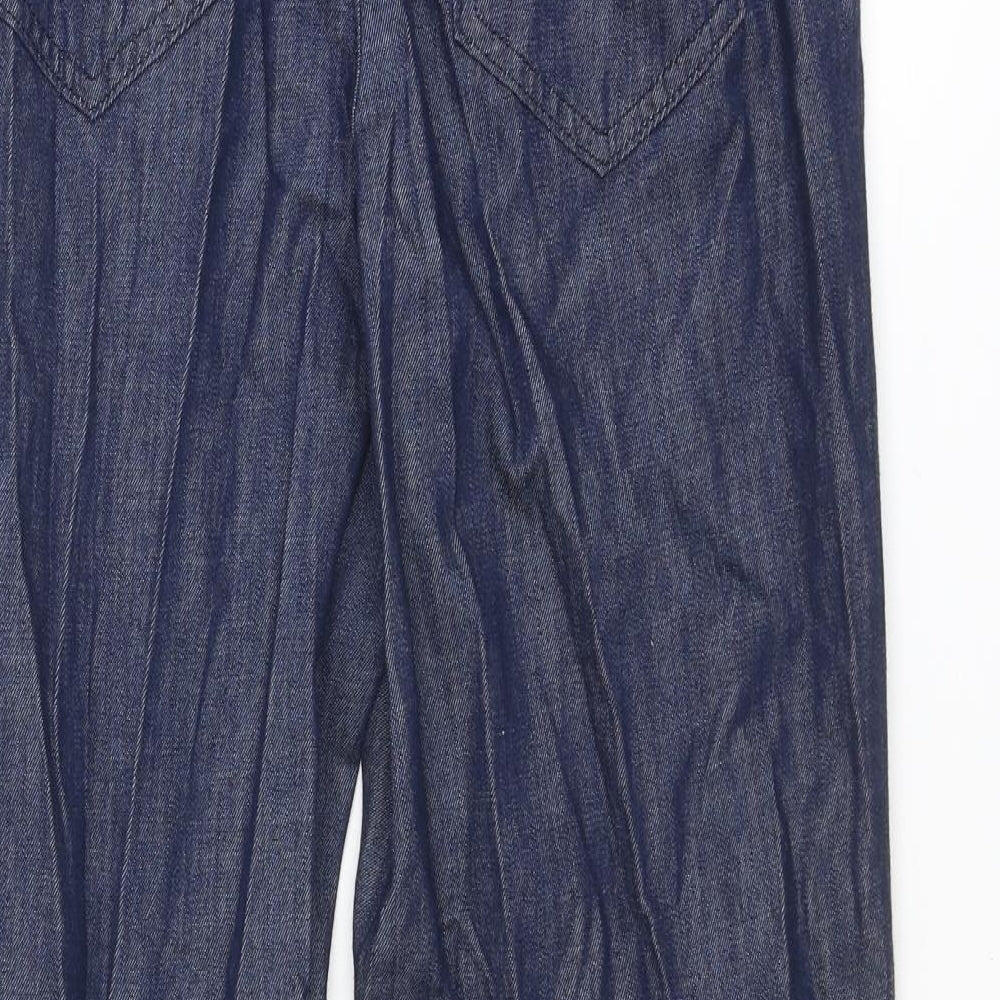 Classics Womens Blue Cotton Straight Jeans Size 30 in Regular