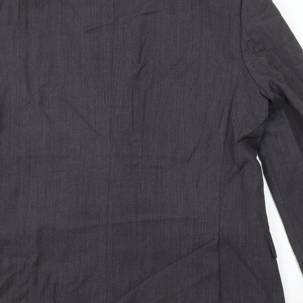 Marks & Spencer Mens Grey Wool Jacket Suit Jacket Size 42 Regular