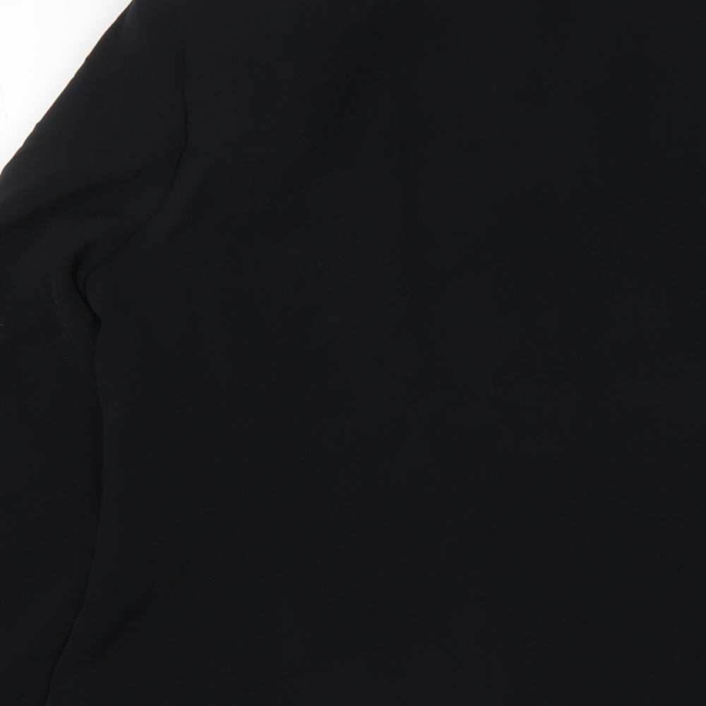 Marks & Spencer Womens Black Jacket Size 14 Button