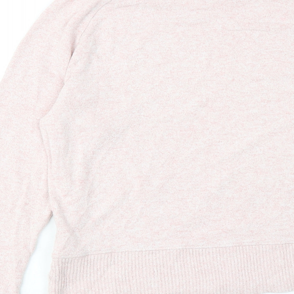 NEXT Womens Pink Viscose Pullover Sweatshirt Size 12 Pullover