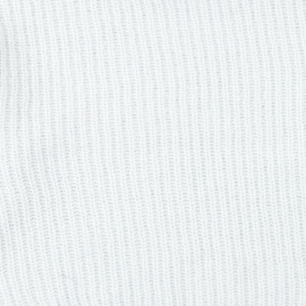 Topshop Womens Blue Round Neck Polyester Pullover Jumper Size L