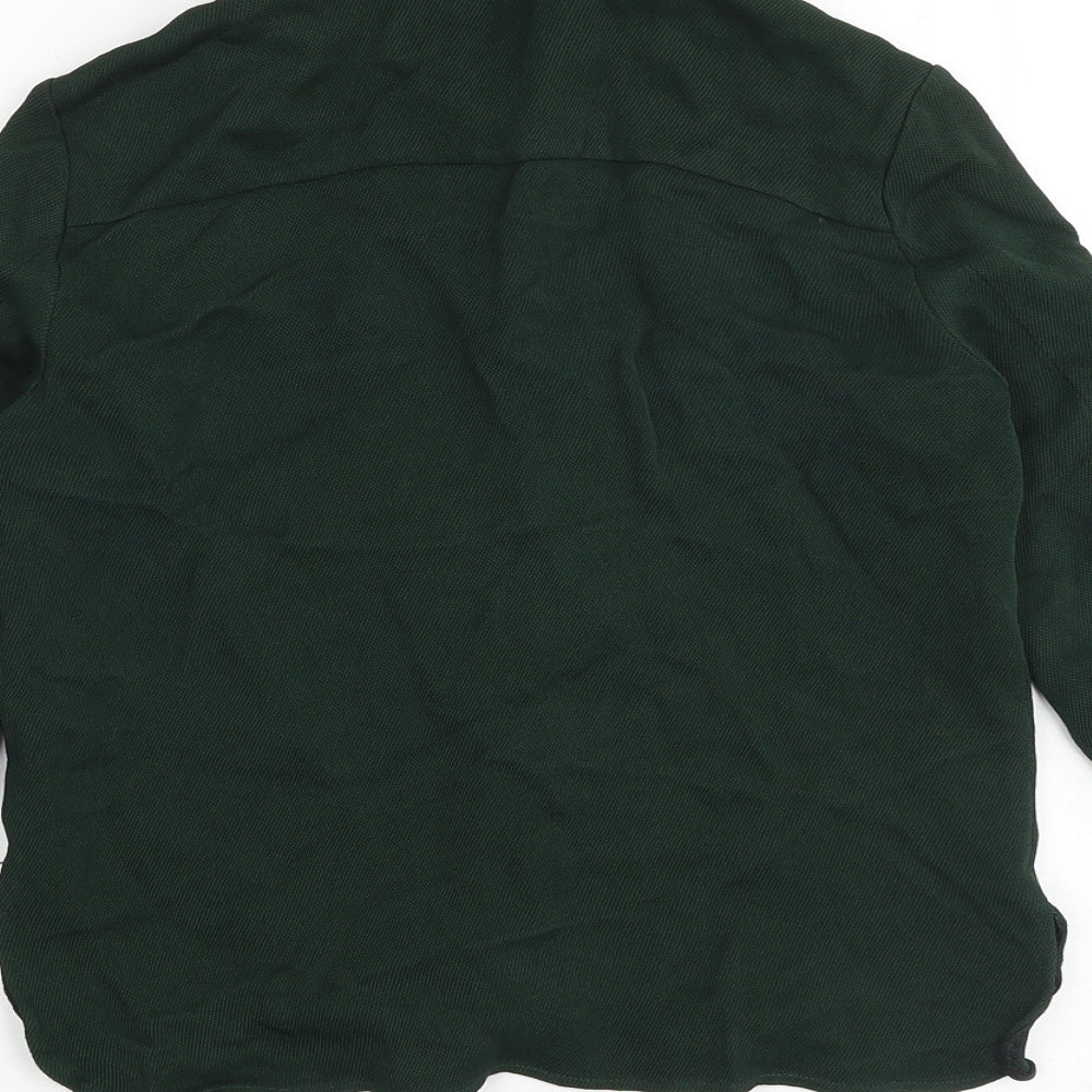 Zara Womens Green Jacket Size S Snap