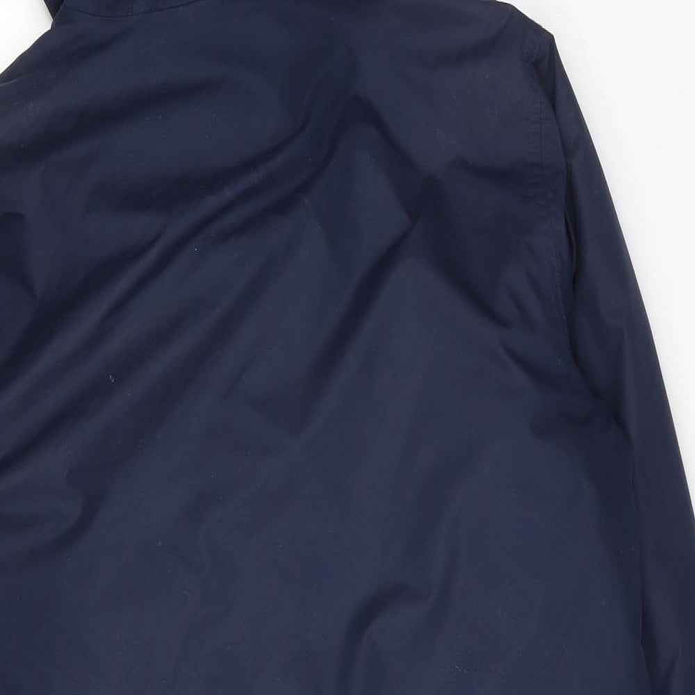 Cragho Mens Blue Windbreaker Jacket Size M Zip