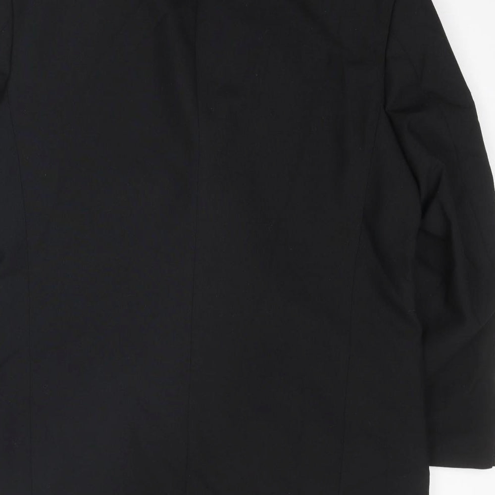 Marks & Spencer Mens Black Polyester Tuxedo Suit Jacket Size 42 Regular