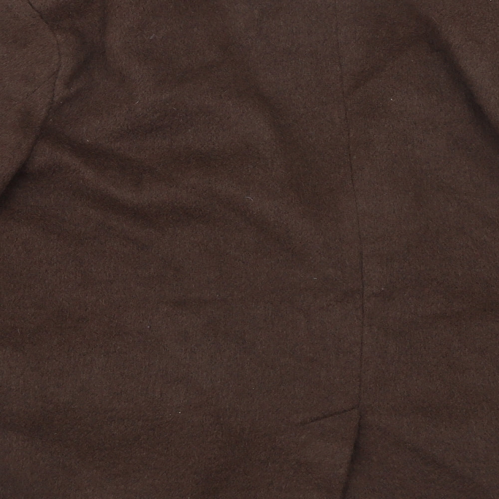 ASOS Womens Brown Jacket Blazer Size 14 Button