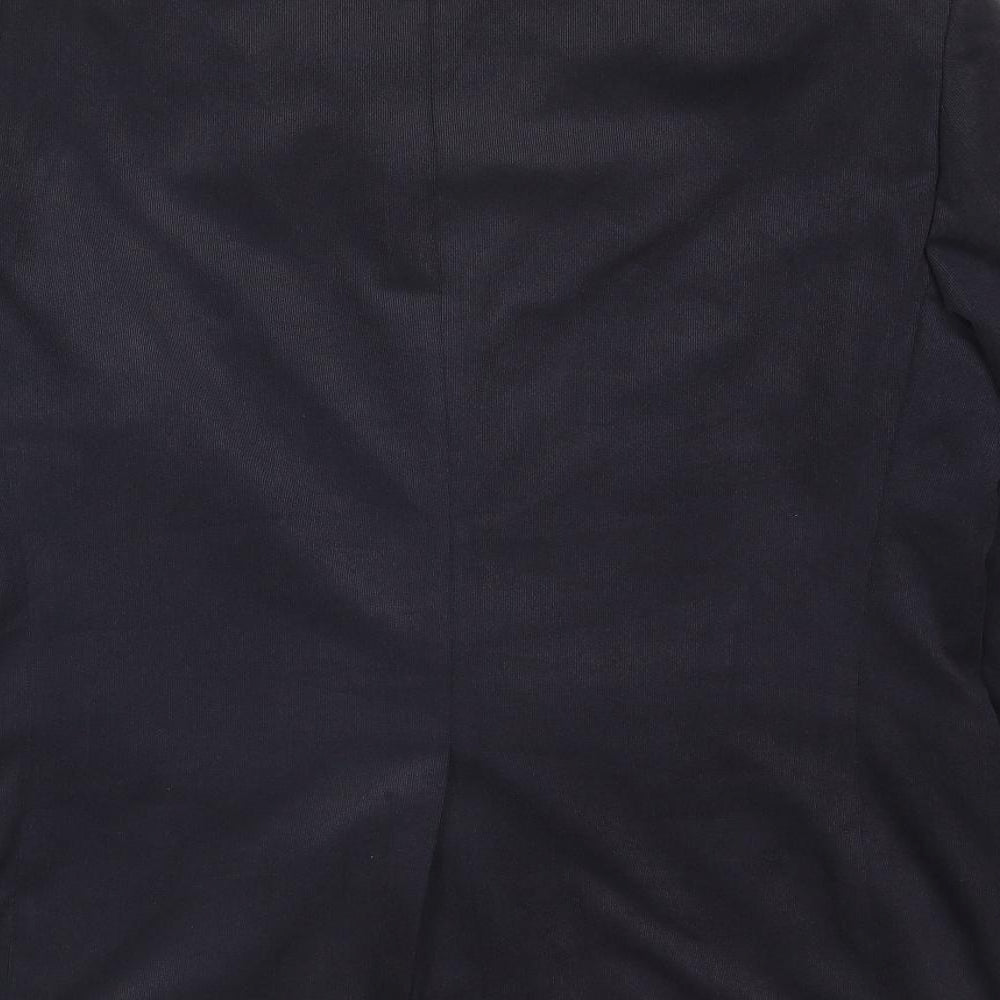 Marks & Spencer Mens Blue Polyester Jacket Suit Jacket Size 42 Regular