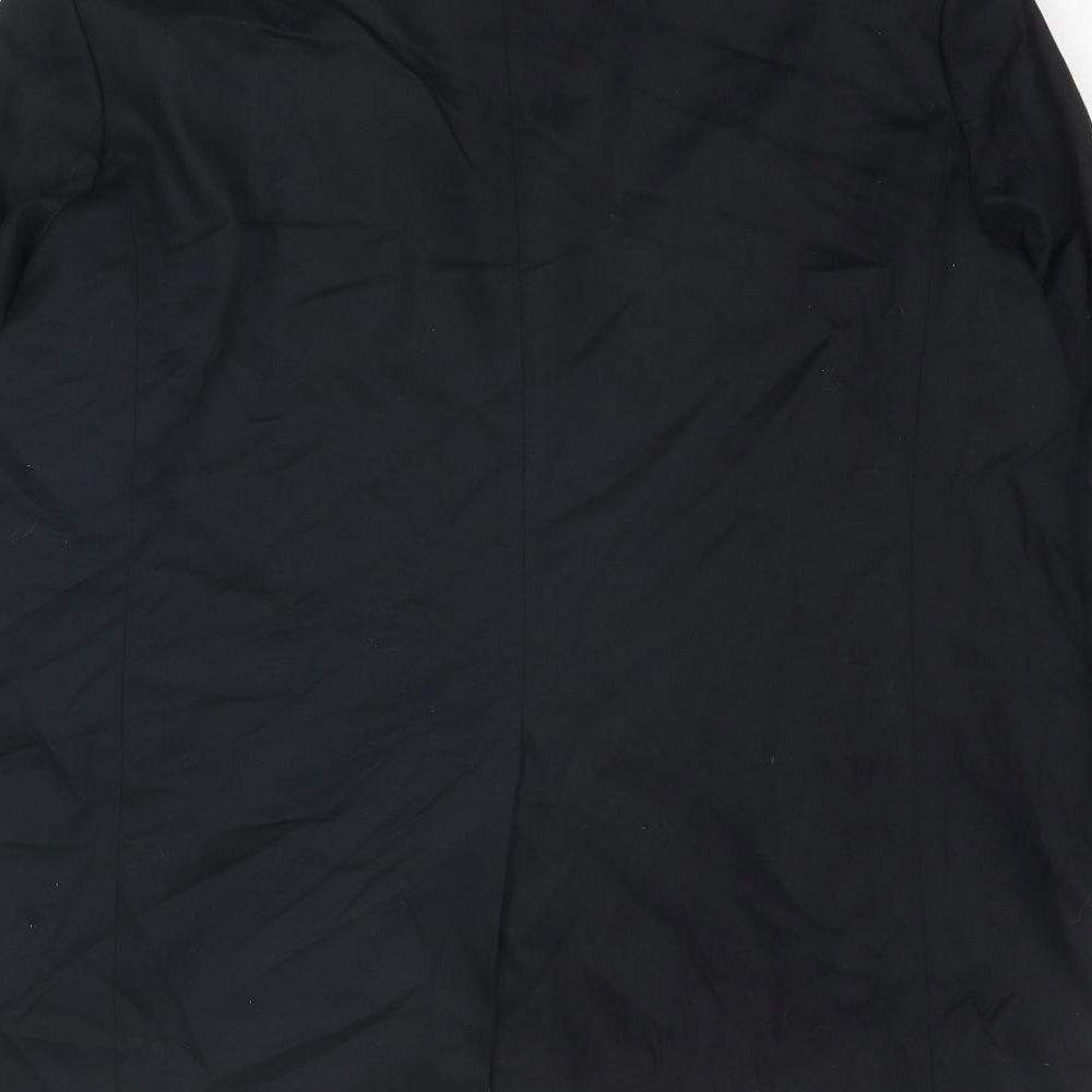Marks & Spencer Womens Black Lyocell Jacket Suit Jacket Size 14