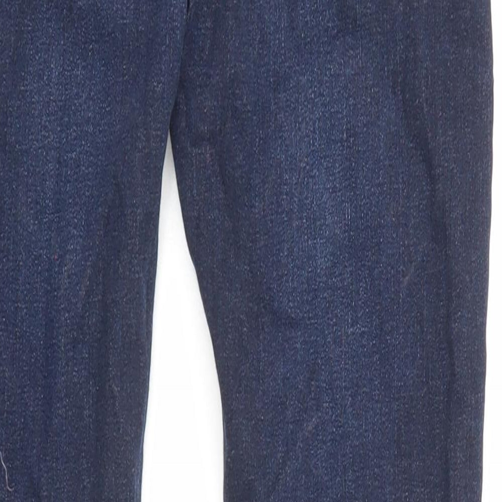 NEXT Mens Blue Cotton Skinny Jeans Size 26 in L29 in Regular Zip