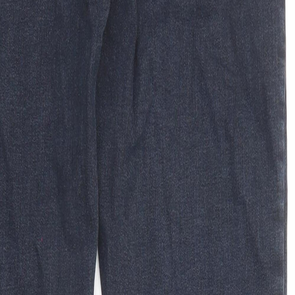 ASOS Womens Blue Cotton Skinny Jeans Size 28 in L32 in Regular Zip