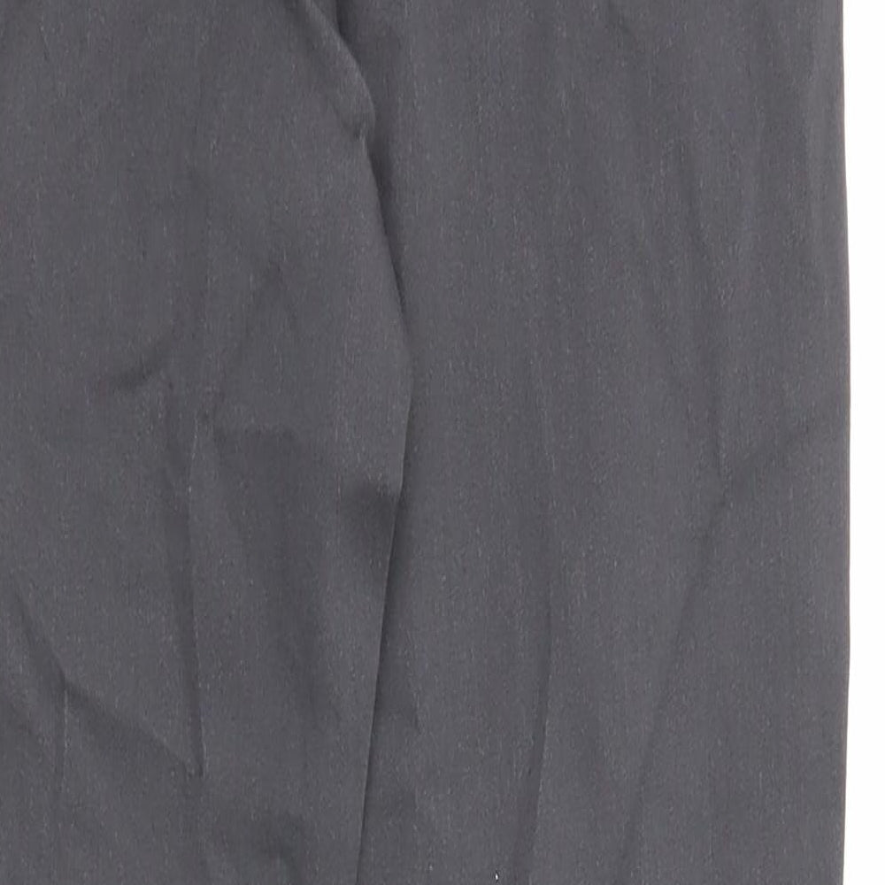 Marks & Spencer Womens Grey Cotton Skinny Jeans Size 8 L25 in Regular Zip