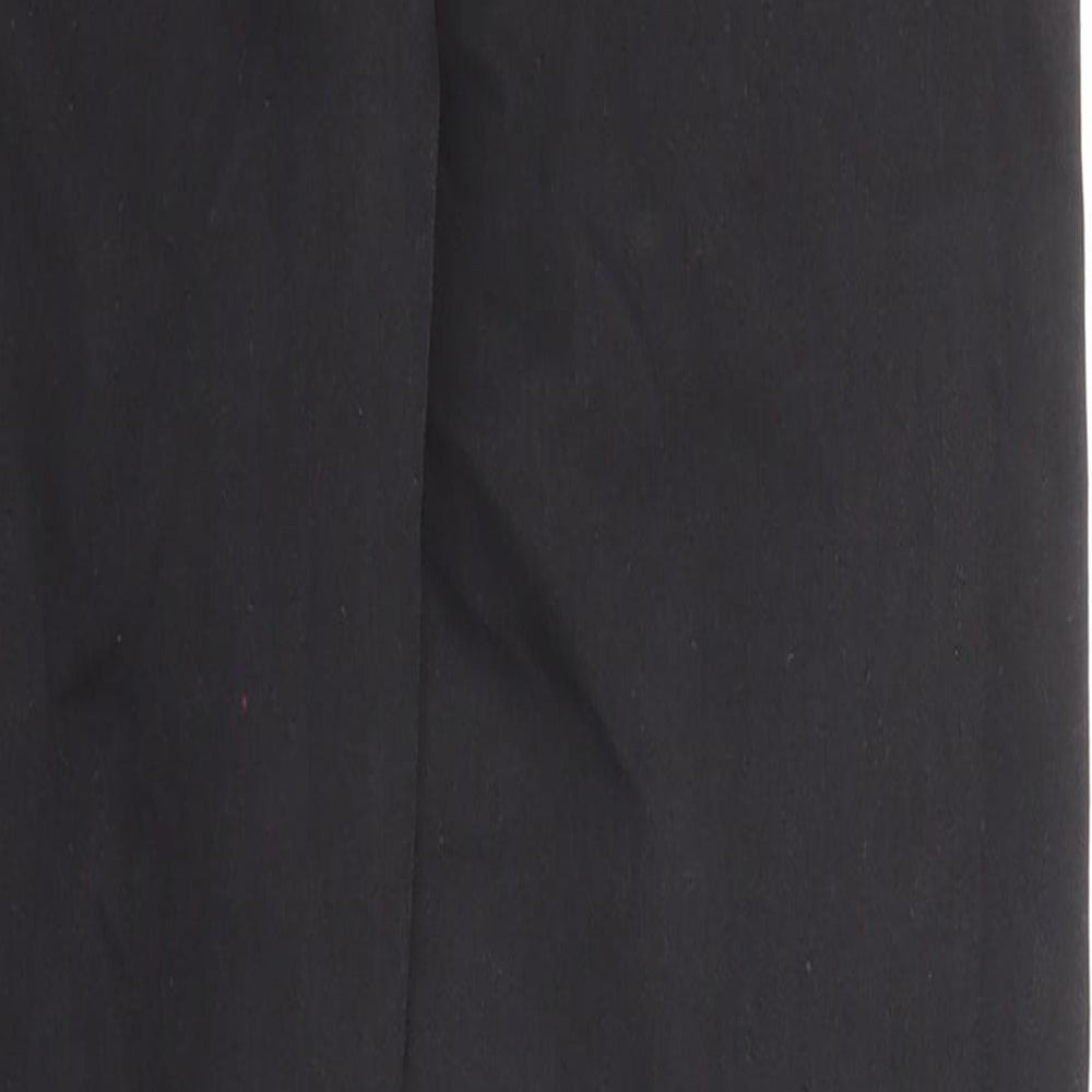 Marks & Spencer Womens Black Cotton Skinny Jeans Size 8 L26 in Regular Zip