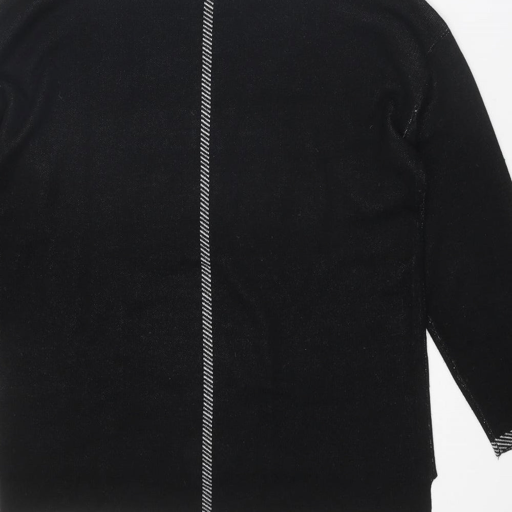 Sunday Womens Black Round Neck Polyamide Pullover Jumper Size M